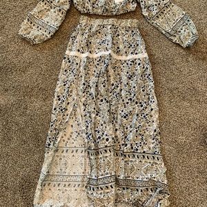 Beach Cropped Top and Bottom